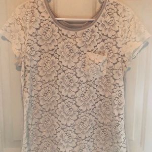 New w/o tags Hollister large short sleeve top
